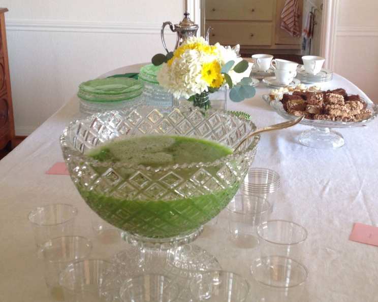 Green Punch for St. Patrick s Day Party